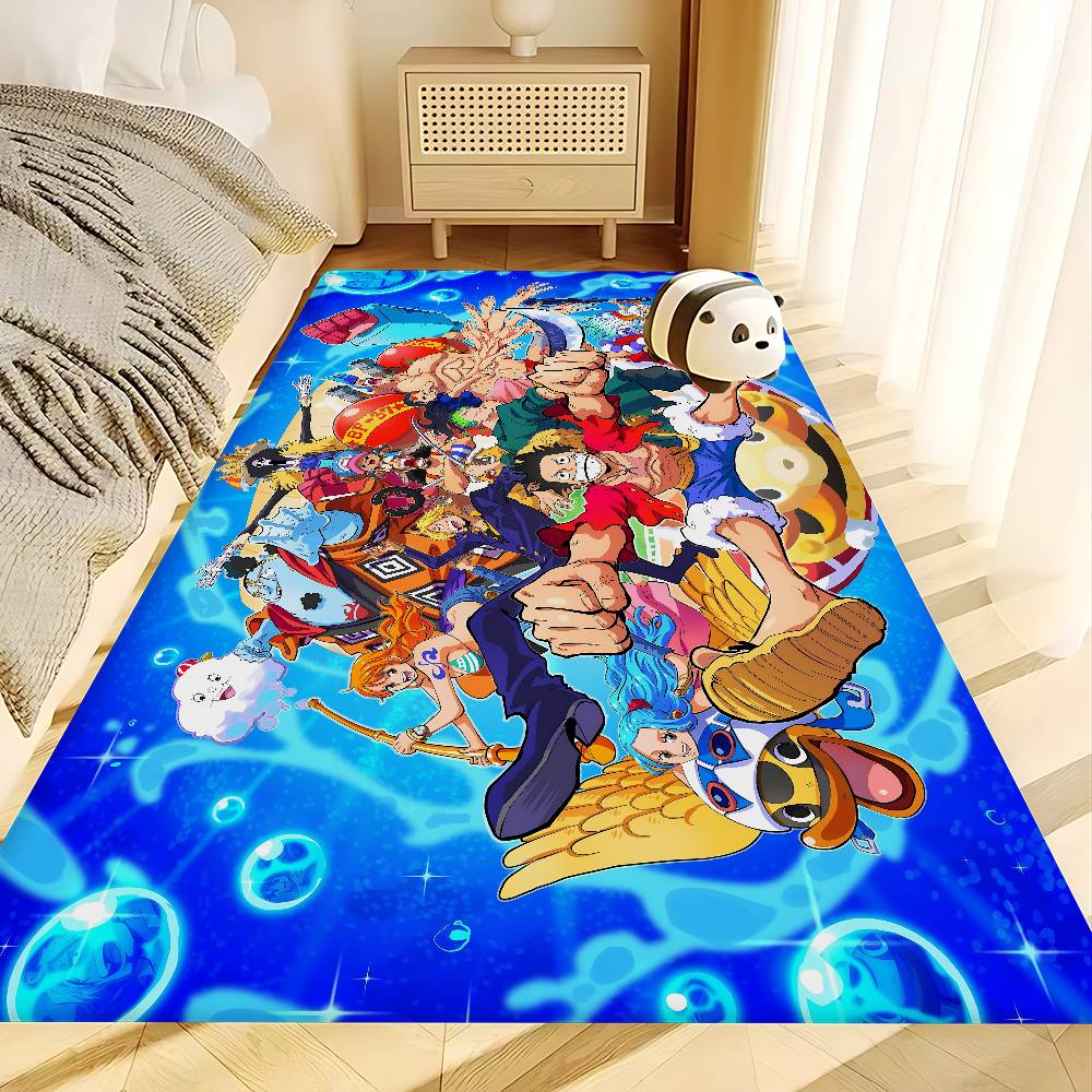 Shonen Anime O-One P-Piece Floor Mat Rectangle Anti-slip Home Soft Badmat Front Door Indoor Outdoor Mat Hotel Decor Mat