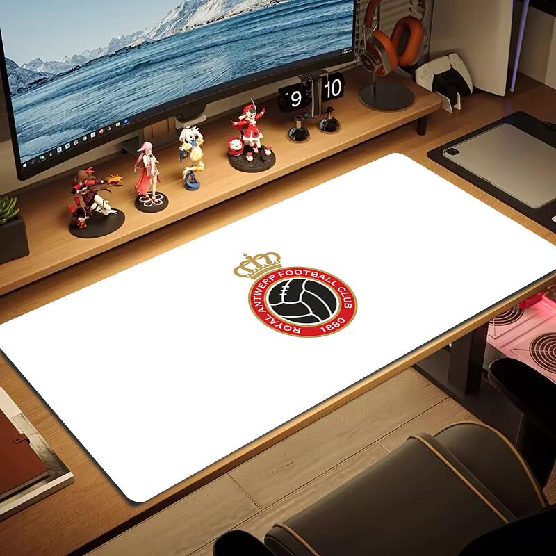 Royal Antwerp Fc Mouse Pad Large Gaming Table Cushion Nonslip Laptop Tablet Big Mousepad Xxl Mat Mini Pc Playmat With Lock Edge