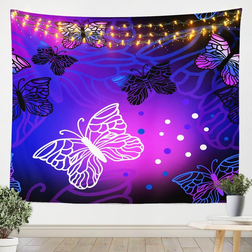 Kids Cartoon Space Tapestry,Galaxy Outer Space Themed Tapestry Wall Hanging,Boys Girls Bedroom Room Decor,Space Rocket Planets