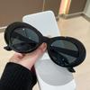 1 pièce Lunettes de Mode Personnalité Y2K à Monture Ovale en Plastique pour Hommes/Femmes Décoration pour Vacances en Plein Air Fête sur la Plage Festival de Musique