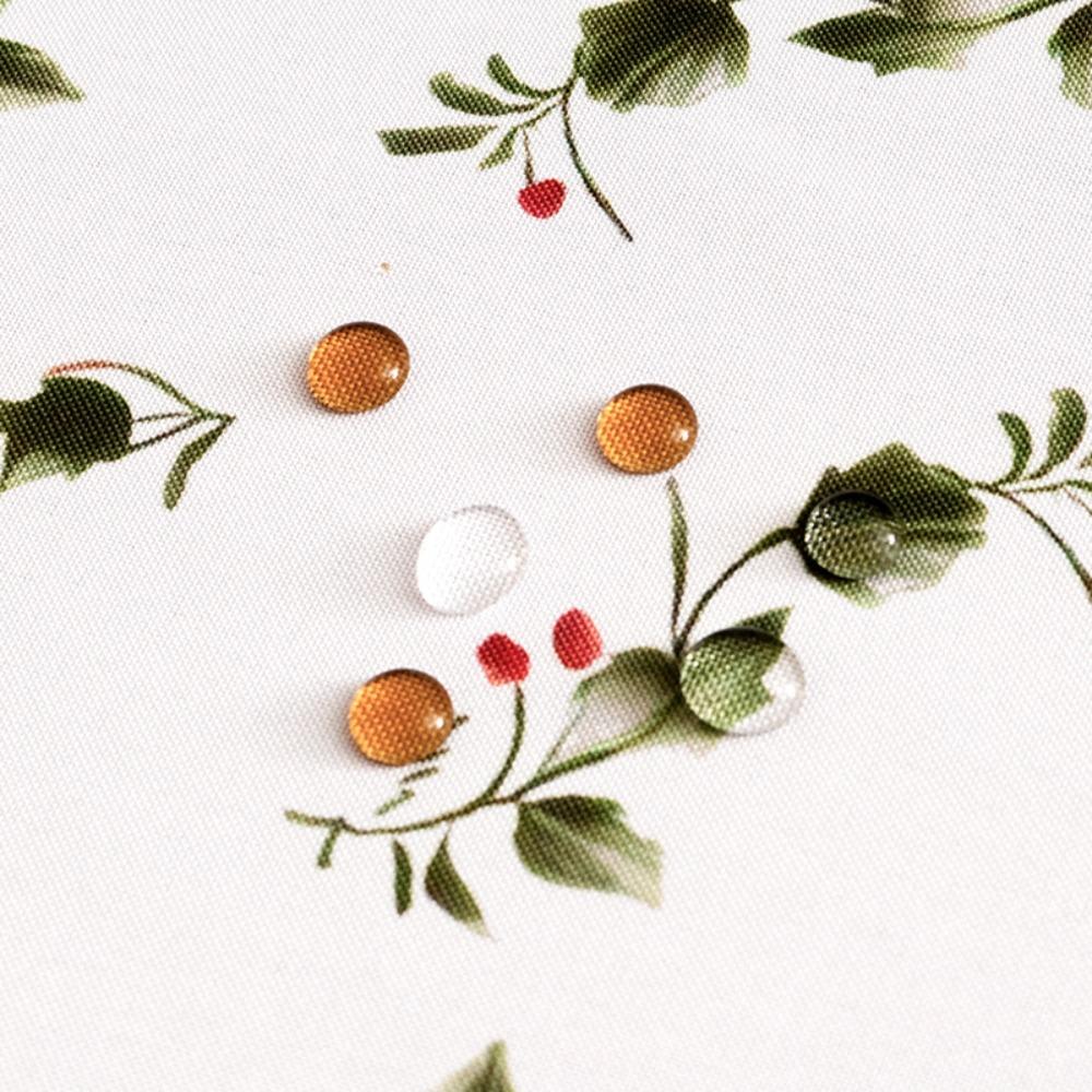 Festliche bedruckte Tischdecke Wasserdicht Weihnachts-Esstischabdeckung Fleckenabweisend Deko für Zuhause Küche