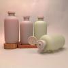 "500ml Flip-Top PE Plush Cosmetic Bottle for Lotion, Shampoo, or Shower Gel"