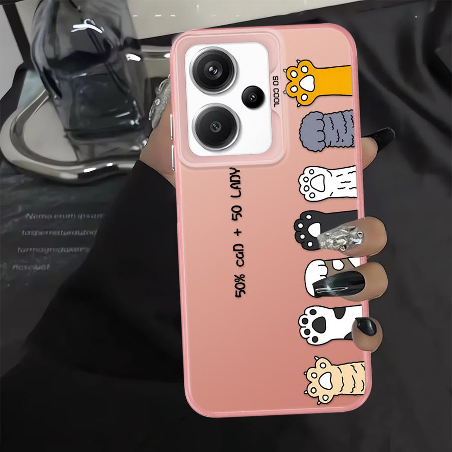 Phone Cover Case for Xiaomi Redmi Note 14 A1 11 Pro Note 13 12 Pro Plus A2 12 10 12C 13C 14C Cute Cartoon Cat