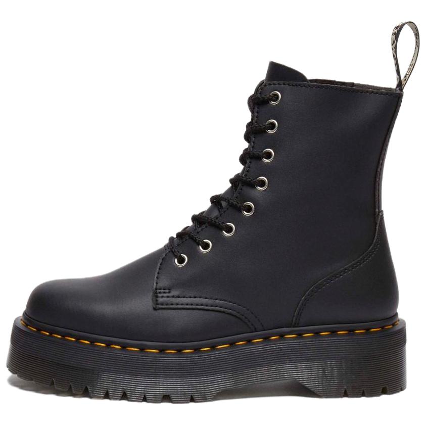Dr. Martens Leather Comfortable Short Boots Men Boots Black 32063001