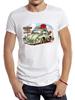 TEEHUB Vintage Old Car With Surfboard T Shirt Graphic Retro Surfer Sport Cloth Casual Tops Hipster Tee