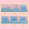 Removable Desktop File Storage Box Book Stand File Column Dormitory Desk Book Clip Bookshelf Compartments Student Book Stand