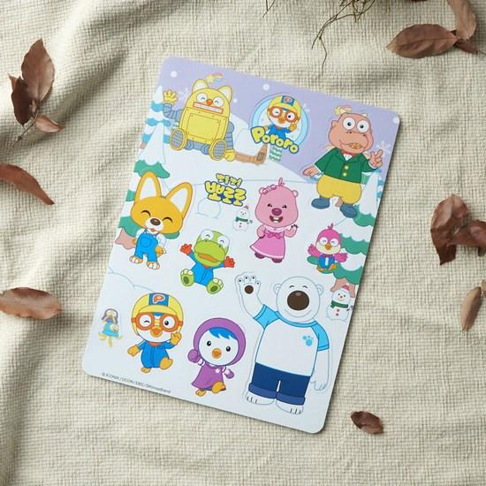 B&C Gather Pororo Snow Village Board Stone, Korean popular puzzles