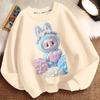 Children's Fashion Round-neck Hoodies, Long-sleeved Loose Hoodies for Boys and Girls In Spring and Autumn