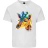 A Giraffe Watercolour Kids T-Shirt Childrens