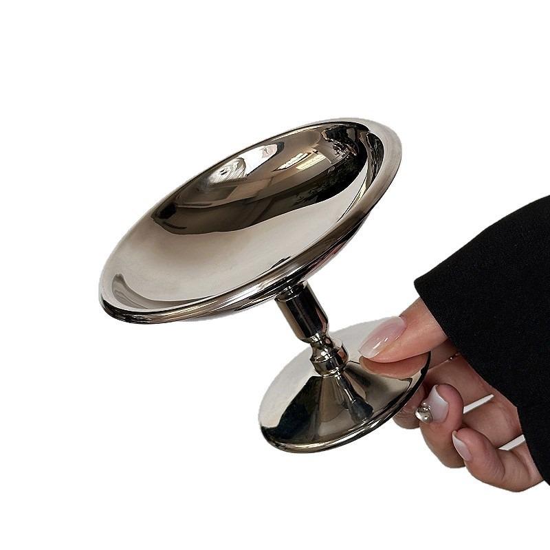 European Stainless Steel High-Foot Dessert Cup for Ice Cream and Pudding