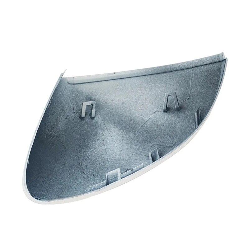 1Pair Car White Rearview Side Glass Mirror Cover Trim Rear Mirror Covers Shell For-VW Golf 8 MK8