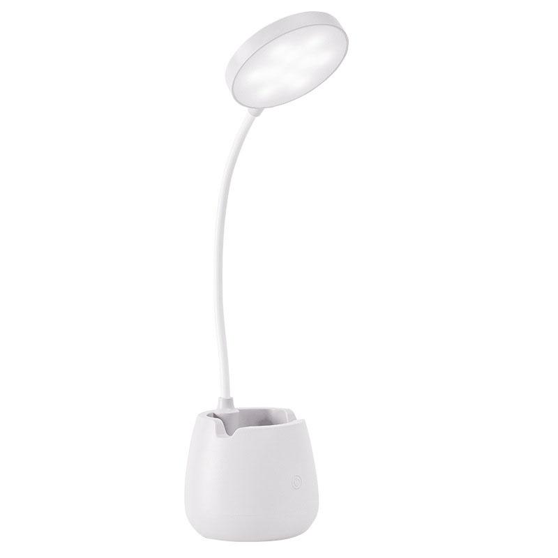 LED Desk Lamp High Brightness Eye ive USB Rechargeable Bedside Lamp Phone Holder for Bedroom