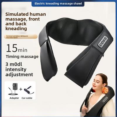 Sciarpa Massaggiante Elettrica Vita Riscaldamento Infrarossi Impastamento Mano Umana Auto Strumento Multifunzionale per Fisioterapia Cervicale Trapezio
