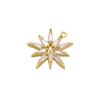 16x17mm Brass Crystal Multi-Angle Star Pendant for Women Handmade DIY Jewelry Accessories Making Findings Model:VD608