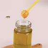 2Pcs Honey Mixing Stirrer Plastic Dipper Smooth Honey Comb Stick Spoon Grooved Honey Wand for Collecting Dispensing Drizzling Jam