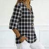 Women's Shirts Dressy Casual T-Shirts 3/4 Sleeve Tunic Tops Basic Tees Pullover Work Blouses
