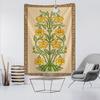 Plant Flower Tapestry Wall Hanging Bohemian Style Simple And Elegant Hippie Mandala Carpet Bedroom Art Home Decor