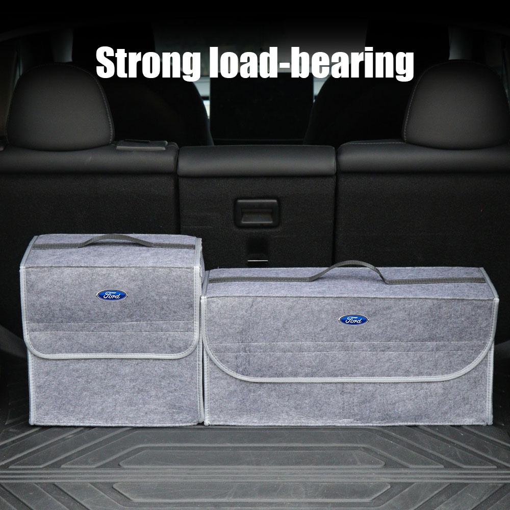 Car Trunk Large Capacity Sundries Storage Box Organizer Bag Tool Case For Ford Focus Mondeo Kuga Fiesta MK7 Escort Explorer Edge 2 4 MK2 MK4