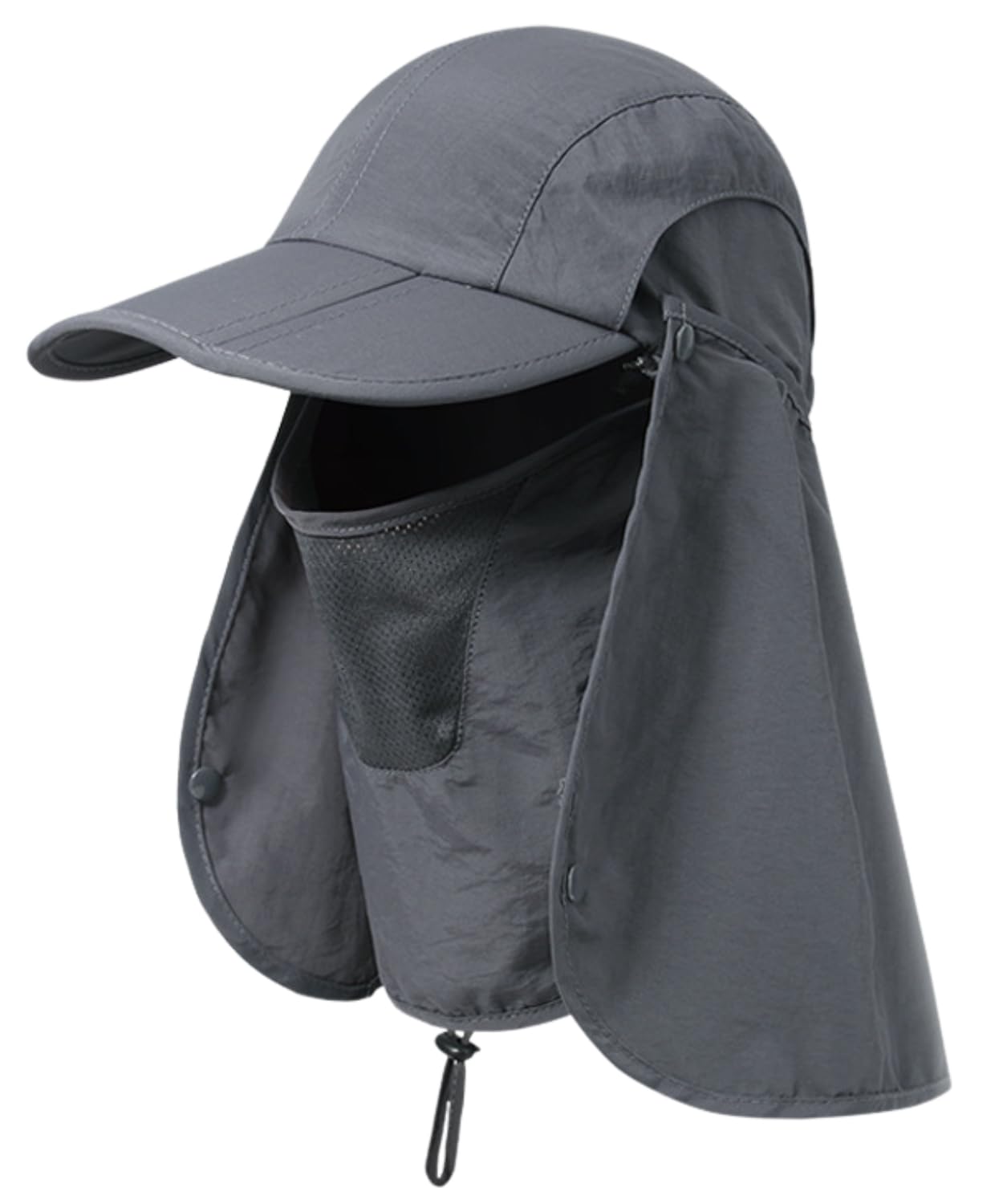 

Sunshade Attachable UV Protection Cap for Sun Hat for Childcare Outdoor Foldable Neck Face Work Plain [Green Pachira] Hat, Women, Protection,