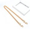 Handbag Chain Strap Metal Shoulder Crossbody Replacement Strap Chain with Buckles Bag Chain Strap with Faux Pearl Extension Chain for Ladies Purse
