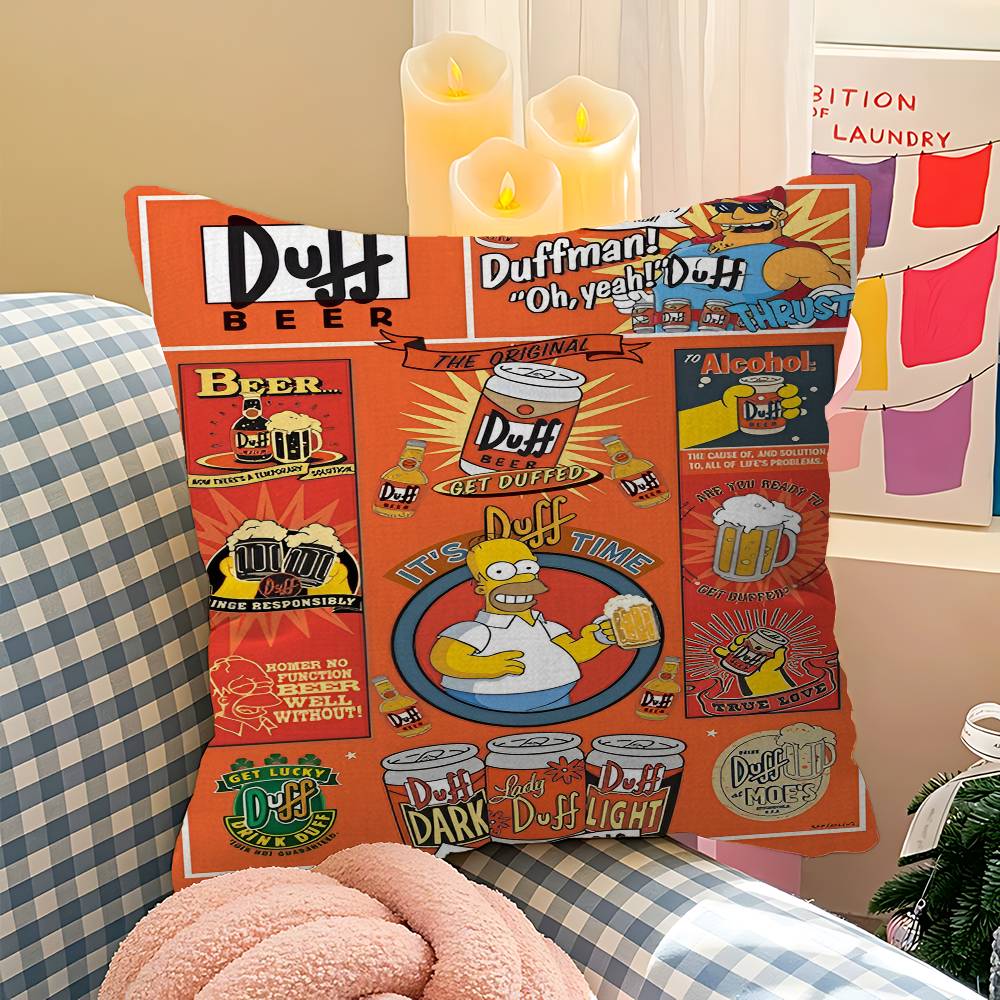 Cartoon T-Der Coole S-Simpsons Personalisierte Bildtext Heimdeko Kissen Haushaltsgeschenke 45x45cm