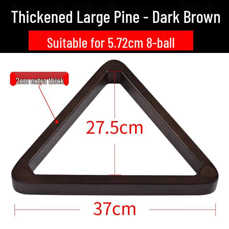 Zhanyu Pine Wood Billiard Triangle Rack