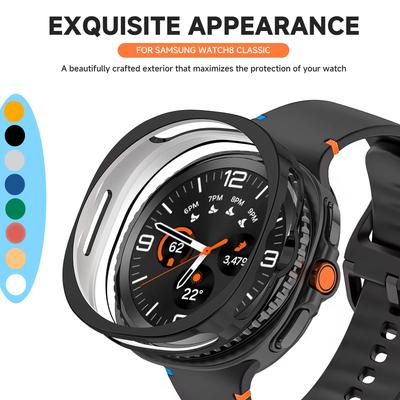 Soft TPU Protector Case For Samsung Galaxy Watch 8 Classic 8 40 44mm Hollow Out Watch Cover Protective Bumper Shell