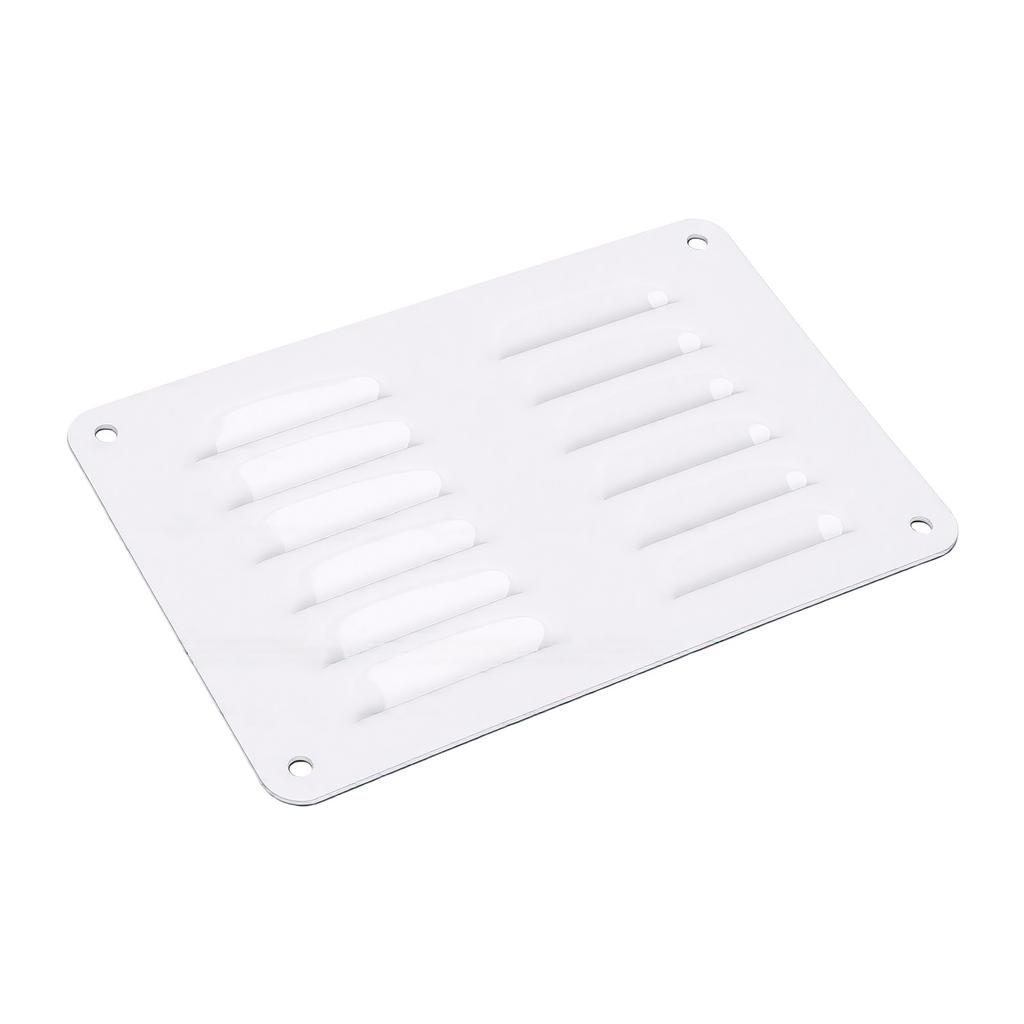 Air Vent Cover 15x10cm White Aluminum Alloy for RV Travel Trailer Home Kitchen Wall Ceiling Air Return Grille