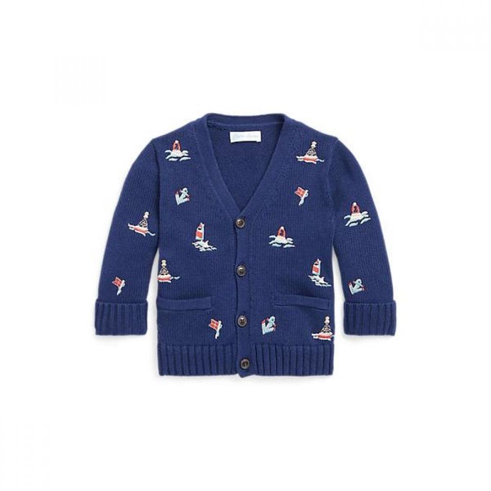 Ralph Lauren Baby Boy Cotton V Neck Cardigan Cwposwei6820187410 12M