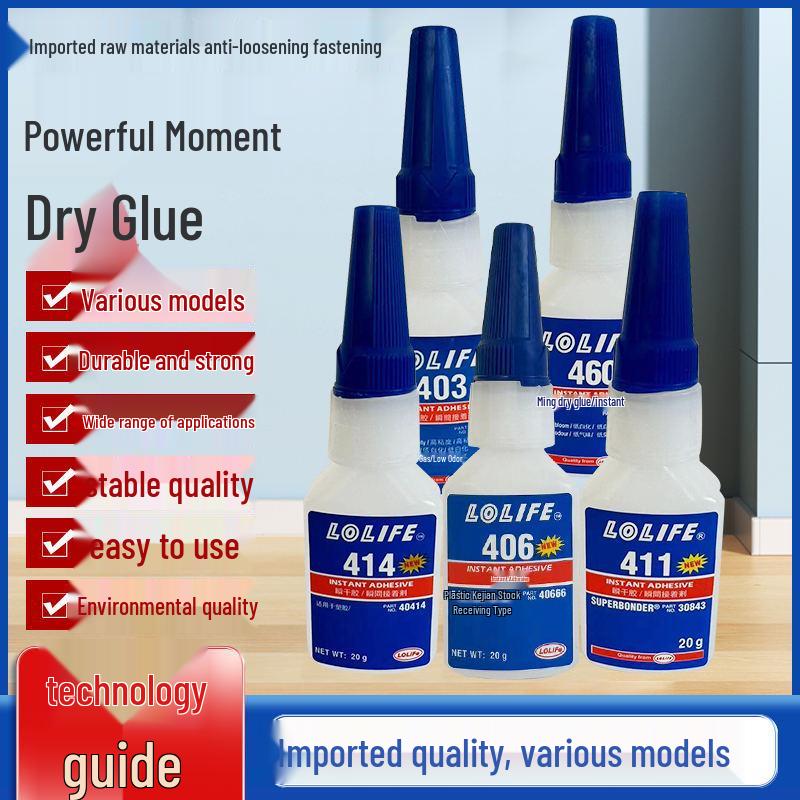 401 Super Glue Universal Adhesive for Wood, Plastic, Toys, Rubber - Instant Bond 460, 403, 406, 414, 415, 495.