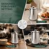 1500ML/51oz Milk Frothing Pitcher 600ML/20oz Coffee Frothing Mug Premium Frothing Pitcher  Office