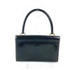 HERMES vintage Ring Do Hand Bag Flap Shoulder Bag Bock Scarf Black/GoldHardware