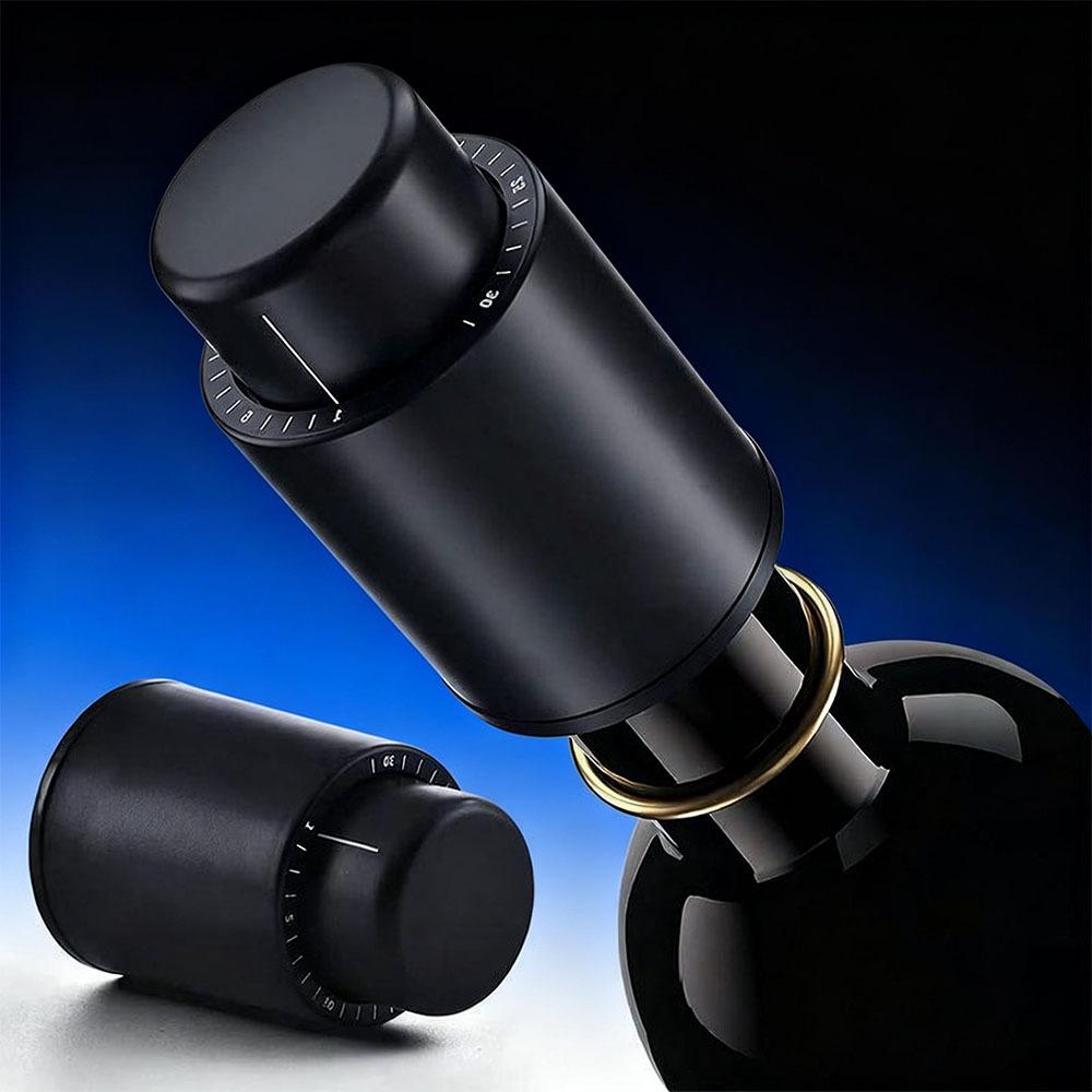 Reusable Vacuum Wine Bottle Stopper Sealed Storage Vacuum Memory Wine Stopper Push Style Bar Tools Barware  Wine Cork