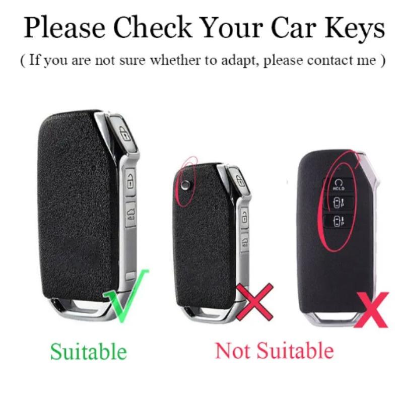 3/4 Button Car Key Case For Kia Gt Line Forte Seltos K3 K5 Sportage Ceed Soul Zinc Alloy Remote Control Key Case