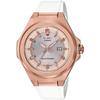 Casio Baby-G Women's Analog Metal Solar G-MS White Rose Gold MSG-S500G-7A2