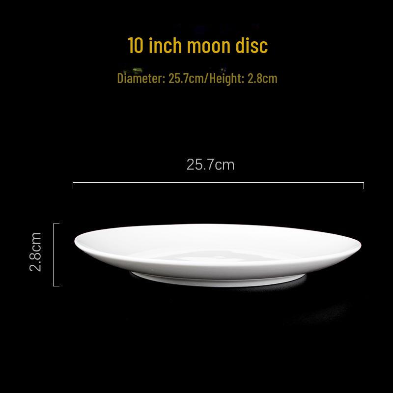 Jingdezhen White Porcelain Bowl Set - Includes Noodle and Soup Bowls with Chopsticks, Ideal for Home or Restaurant Dining