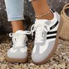 Vintage Streetwear Low Top Sneakers Women  Spring Brand Designer Platform Sport Shoes Woman Non-Slip Flat Casual Shoes