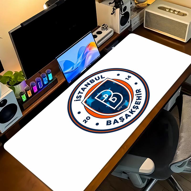 İstanbul Başakşehir Print  Cushion Non-slip Laptop Tablet Big Mousepad XXL Mat Mini PC Playmat With Lock edge