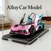 1:24 Apollo Project EVO Electroplated Diecast Alloy Model Car Metal Sound Light Children's Toys Collections Hobby Birthday Gifts For Boys