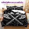 Thorn Gothic Dark Pattern Bedding Quilt Set Quilt Cover Pillowcase Home Decoration Birthday Gift (1 * duvet cover + 2 * pillowcase, without core)