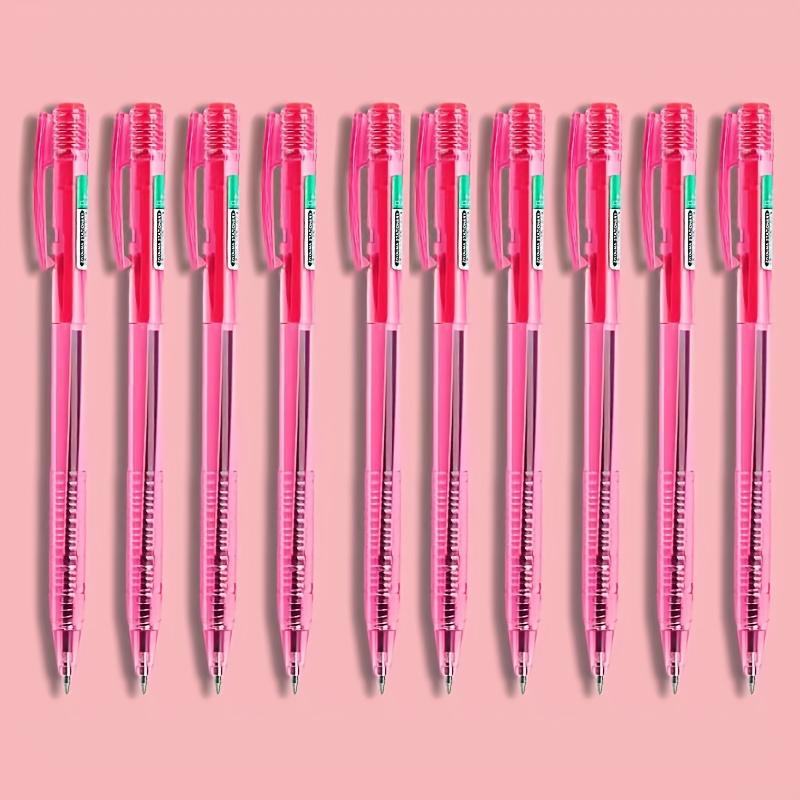 10/5pcs Push Ballpoint Pen 0.7mm Office Writing Ballpoint Pen, Smooth Writing, for office and student writing, Retractable point