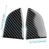 For BMW Mini Cooper S F65 F66 F67 2024 2025 Trunk Button Sticker Panel Real Soft Carbon Fiber Interior Trim Accessories Styling.