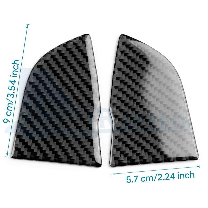 For BMW Mini Cooper S F65 F66 F67 2024 2025 Trunk Button Sticker Panel Real Soft Carbon Fiber Interior Trim Accessories Styling.