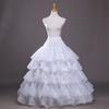 White Bridal Petticoat Puffy Design Hoop Crinoline Fancy Wedding Underskirt  Prom Night