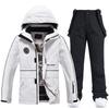 Men's and Women's Winter Ski Suit: Snowboard Jacket and Pants Set, Warm and Thickened for Outdoor Snow Sports.