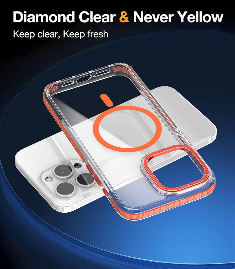 Magnetic Case for iPhone 16 Pro Max - Transparent, Premium Feel, Niche Design