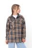 Warme Uniseks Geruite Kinderen Shirt met Geborstelde Fleece Voering, Tussenizoen 6417-090-1 HC