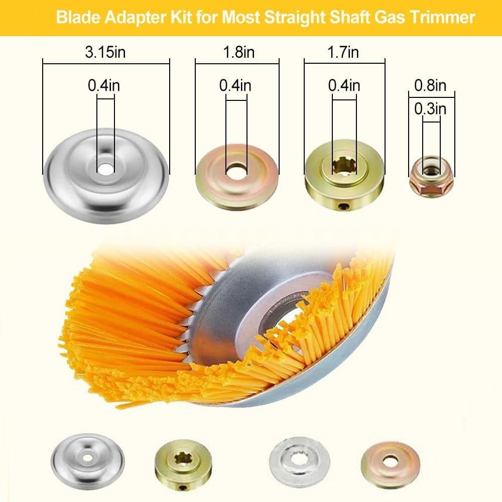 8 Inch Universal String Trimmer Blade Steel Durable Upgraded Trimmer Head Easy Install Replacement