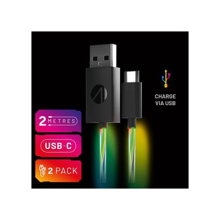 STEALTH Câble de charge et de lecture à LED 2 m