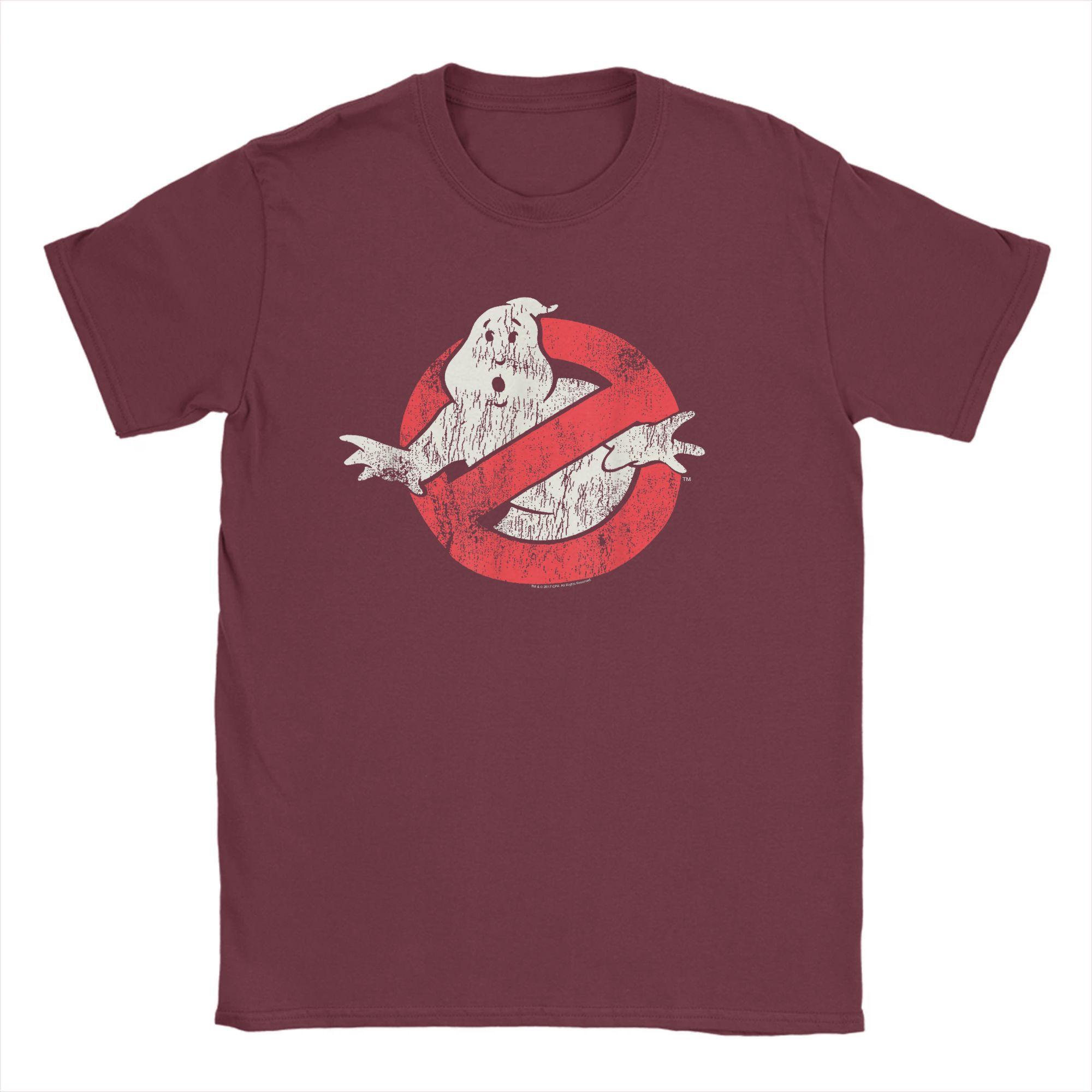 

Чоловіча футболка Ghostbuster Вінтажна потерта Логотип Без Привида Ретро Кіно Бавовняні Футболки Смішні Футболки З Круглим Вирізом Одяг Ідея для Подарунка M